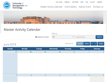 Tablet Screenshot of events.umt.edu.pk