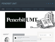 Tablet Screenshot of penerbit.umt.edu.my