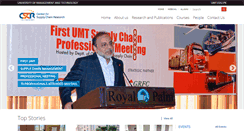 Desktop Screenshot of cscr.umt.edu.pk